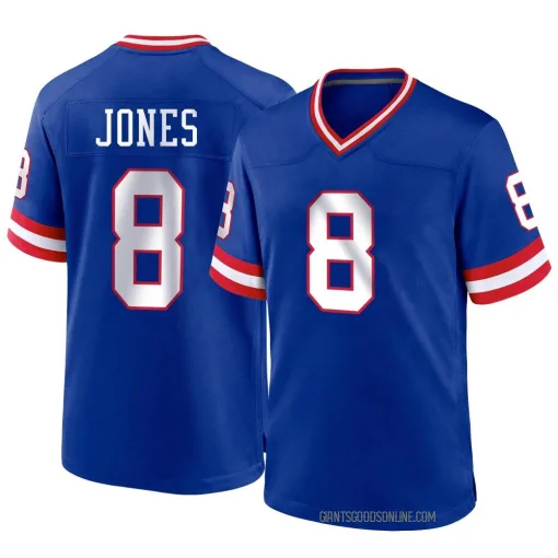 Nike Men's New York Giants Daniel Jones Game Player Jersey Royal XL