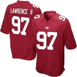 Dexter Lawrence II Men's New York Giants Nike Color Rush Jersey - Legend  White