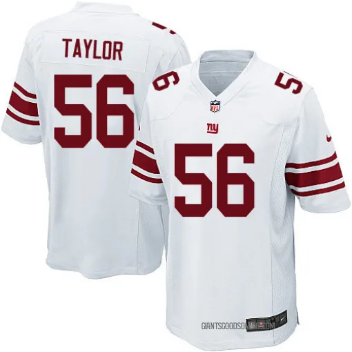 Game Lawrence Taylor Men's New York Giants White Jersey - Nike