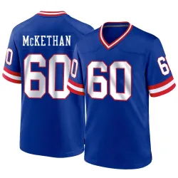 Men's Nike Royal New York Giants Classic Vapor Elite Custom Jersey