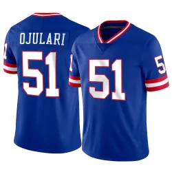 New York Giants Nike Game Secondary Alternate Jersey - Royal - Azeez  Ojulari - Mens