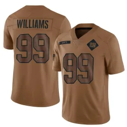 Leonard Williams Men's Nike Royal New York Giants Custom Game Jersey Size: 4XL