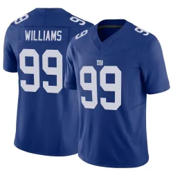 Leonard Williams Men's Nike Royal New York Giants Custom Game Jersey Size: 4XL