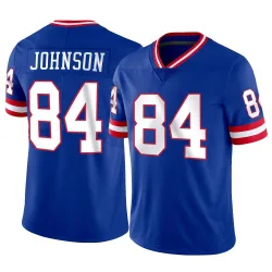 Men's Nike Marcus Johnson Royal New York Giants Game Player Jersey