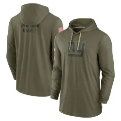 Youth Nike Olive New York Giants 2021 Salute To Service Therma Performance  Pullover Hoodie