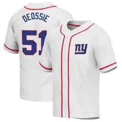 Youth Zak DeOssie New York Giants No.51 Limited Vapor Untouchable Jersey -  White